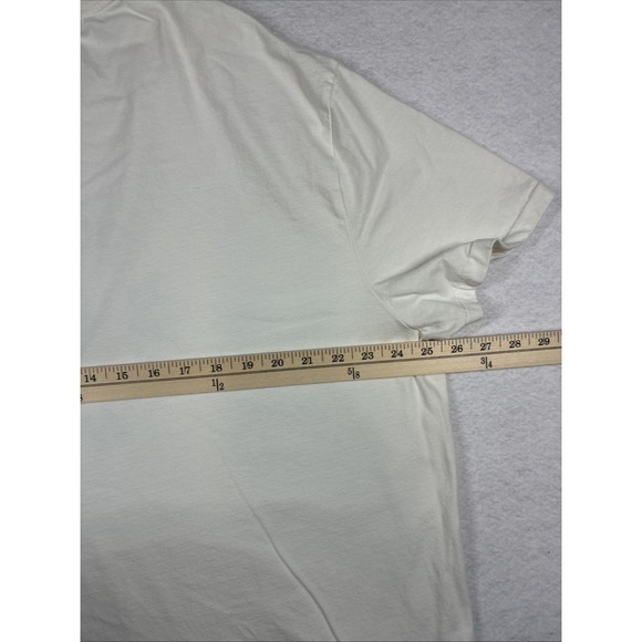 Polo Ralph Lauren Shirt Mens XXL Classic Fit Jersey Graphic Stencil Cream Green - Picture 6 of 7